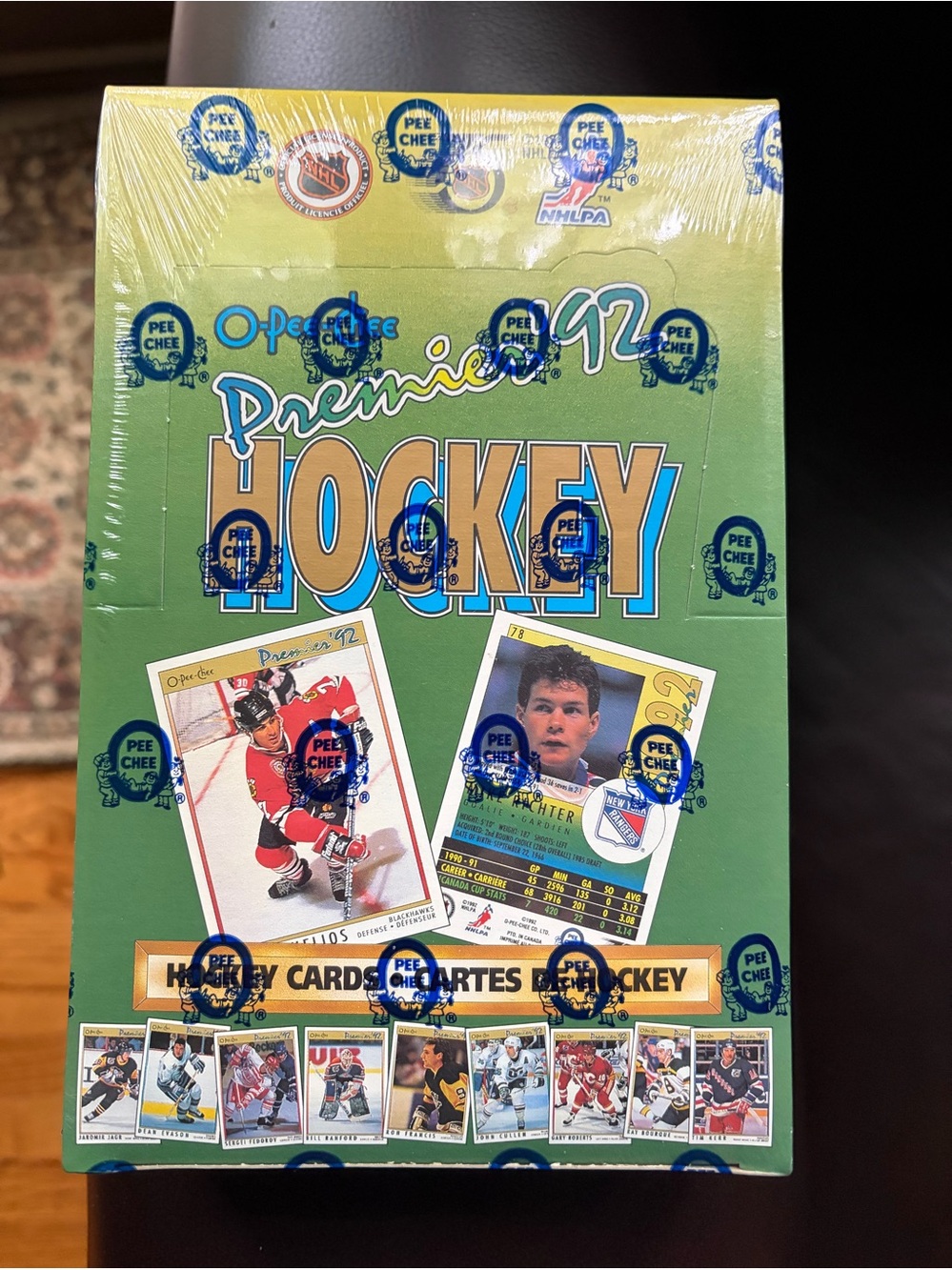Vintage factory sealed Box of OPee Chee Premier '92 Hockey Cards.